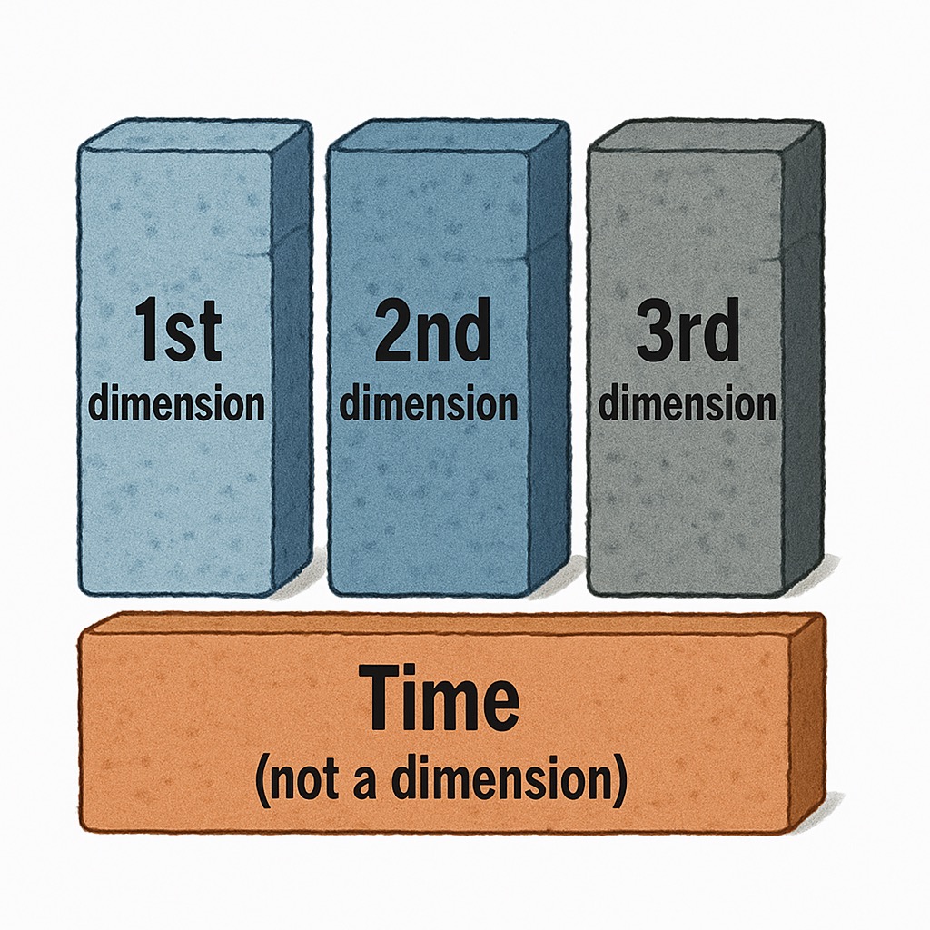 3 Spatial Dimensions and Time as Common Denominator