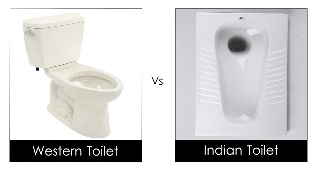 Indian Vs Western Toilet